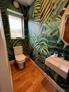 jungle wall mural in small toilet jungle wall mural in small toilet