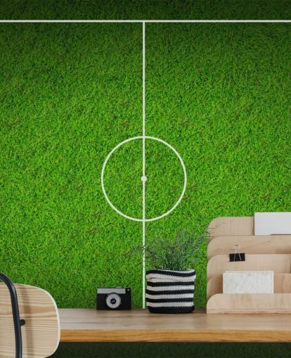 Textured Sky View Soccer Pitch Wallpaper Textured Sky View Soccer Pitch Wallpaper