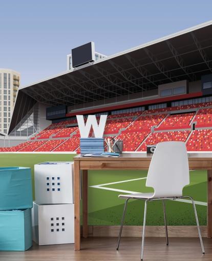 green and red brentford football club wallpaper called Gtech Community Stadium Football Stadium by Matthew J I Wood green and red brentford football club wallpaper called Gtech Community Stadium Football Stadium by Matthew J I Wood