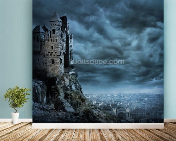 Castle Wallpaper Wall Mural | Wallsauce UK