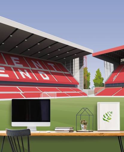 red and green nottingham forest wallpaper mural called City Ground Football Stadium for bedrooms red and green nottingham forest wallpaper mural called City Ground Football Stadium for bedrooms
