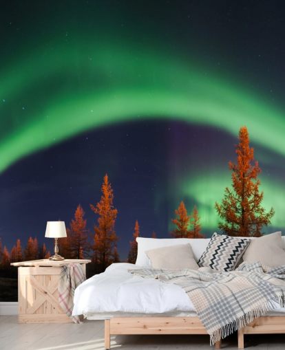 Green and Blue Northern Lights Wallpaper Green and Blue Northern Lights Wallpaper