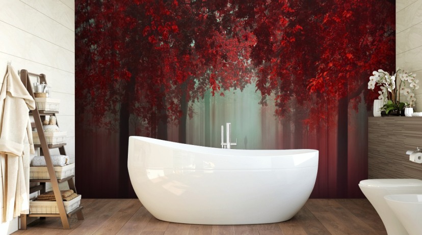 Red Wallpaper Red Wall Murals | Wallsauce US