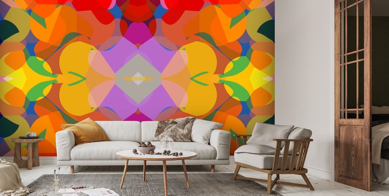 Graphic Wall Mural | Wallsauce US