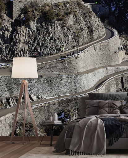 customisable rally driver wallpaper mural called Mikko Hirvonen Hairpin Turn for home offices and man caves customisable rally driver wallpaper mural called Mikko Hirvonen Hairpin Turn for home offices and man caves