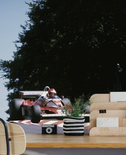 klassinen moottoriurheilutapetti nimeltä Niki Lauda 1976 toimistoihin, makuuhuoneisiin ja muihin klassinen moottoriurheilutapetti nimeltä Niki Lauda 1976 toimistoihin, makuuhuoneisiin ja muihin