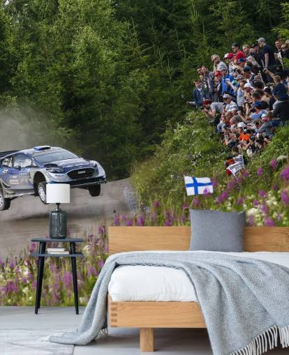 tilpassbart rally wallpaer veggmaleri kalt Ott Tanak Finland 2017 for soverom, hjemmekontorer og mer tilpassbart rally wallpaer veggmaleri kalt Ott Tanak Finland 2017 for soverom, hjemmekontorer og mer