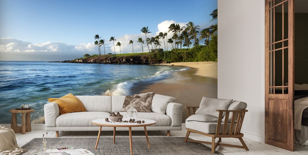 Kapalua Beach Wall Mural | Wallsauce AU