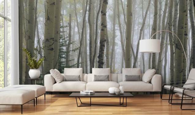 Living Room Wallpaper Murals | Wallsauce US