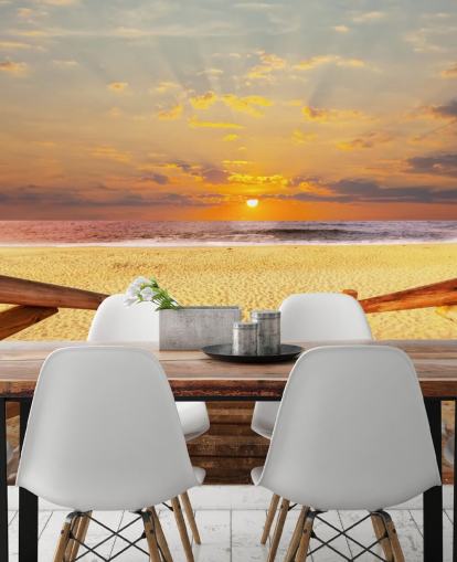 Sunset Boardwalk Beach Wallpaper Sunset Boardwalk Beach Wallpaper