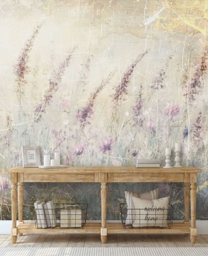 papier peint mural personnalisable à la lavande appelé Distressed Lavender par Rafal Kulik papier peint mural personnalisable à la lavande appelé Distressed Lavender par Rafal Kulik