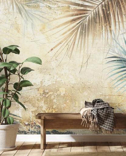 anpassbares Sepia-Wandbild im Dschungel namens Distressed Sepia Jungle II von Rafal Kulik anpassbares Sepia-Wandbild im Dschungel namens Distressed Sepia Jungle II von Rafal Kulik