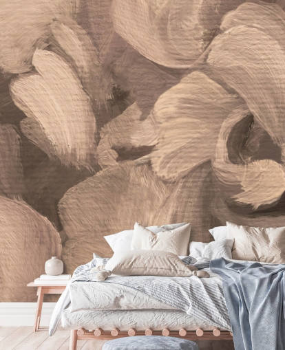 sepia customisable abstract mural called Fluence II by Loris Drago for dining rooms and home offices sepia customisable abstract mural called Fluence II by Loris Drago for dining rooms and home offices