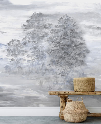 grått og beige tilpassbart abstrakt landskapsmaleri kalt Velaria av Loris Drago grått og beige tilpassbart abstrakt landskapsmaleri kalt Velaria av Loris Drago