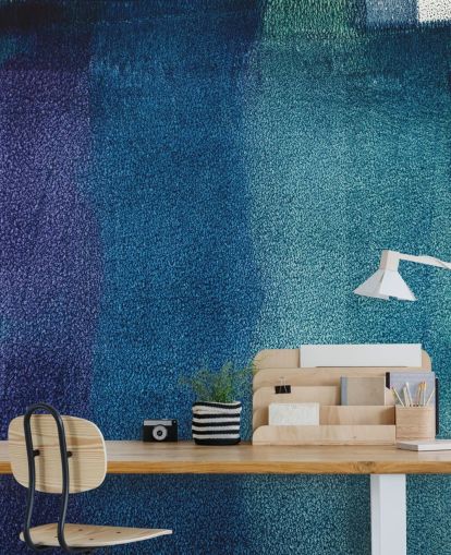 blue and purple customisable abstract mural called Painted Textures II by Tim Mossholder blue and purple customisable abstract mural called Painted Textures II by Tim Mossholder