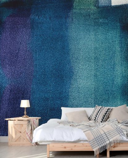 mural abstrato personalizável azul e roxo chamado Painted Textures II de Tim Mossholder mural abstrato personalizável azul e roxo chamado Painted Textures II de Tim Mossholder