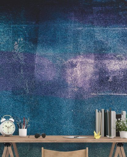 blue and purple custom abstract wall mural called Painted Textures III by Tim Mossholder for bedrooms and bathrooms blue and purple custom abstract wall mural called Painted Textures III by Tim Mossholder for bedrooms and bathrooms