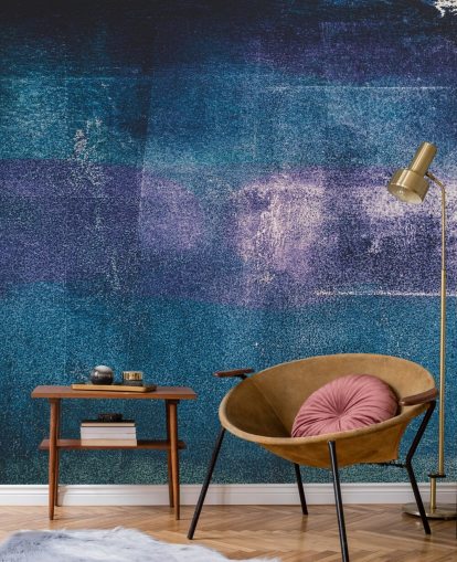 blaues und lila individuelles abstraktes Wandbild namens Painted Textures III von Tim Mossholder für Schlafzimmer und Badezimmer blaues und lila individuelles abstraktes Wandbild namens Painted Textures III von Tim Mossholder für Schlafzimmer und Badezimmer