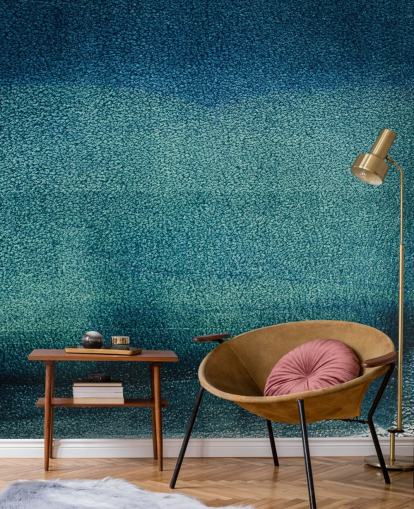 teal customisable abstract wall mural called Teal Serenity by Tim Mossholder for bathrooms and kitchens teal customisable abstract wall mural called Teal Serenity by Tim Mossholder for bathrooms and kitchens