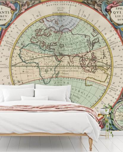 mappa murale antica personalizzata chiamata L'emisfero del Vecchio Mondo per casa, uffici, scuole e altro mappa murale antica personalizzata chiamata L'emisfero del Vecchio Mondo per casa, uffici, scuole e altro