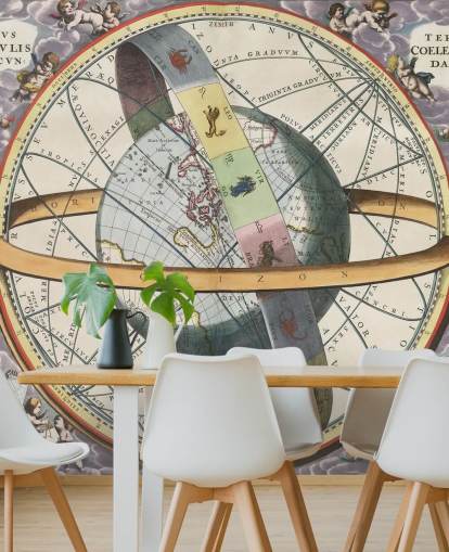 customisable star atlas mural called The Location of the Earth for home offices customisable star atlas mural called The Location of the Earth for home offices