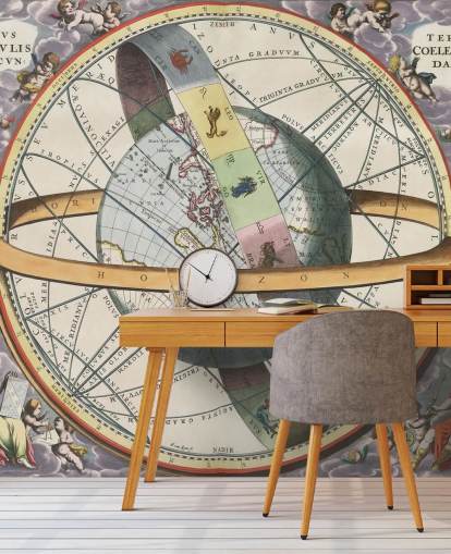 customisable star atlas mural called The Location of the Earth for home offices customisable star atlas mural called The Location of the Earth for home offices