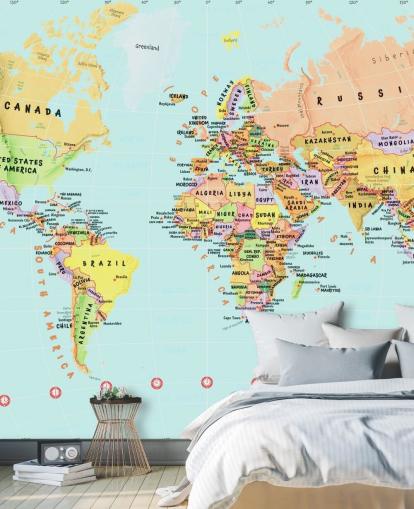 World Map of Countries Wallpaper World Map of Countries Wallpaper