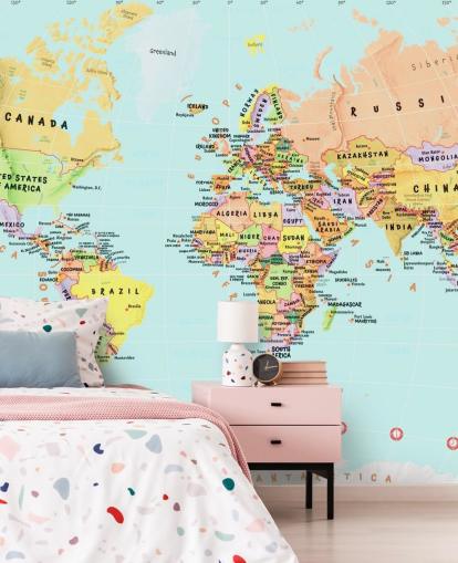 World Map of Countries Wallpaper World Map of Countries Wallpaper