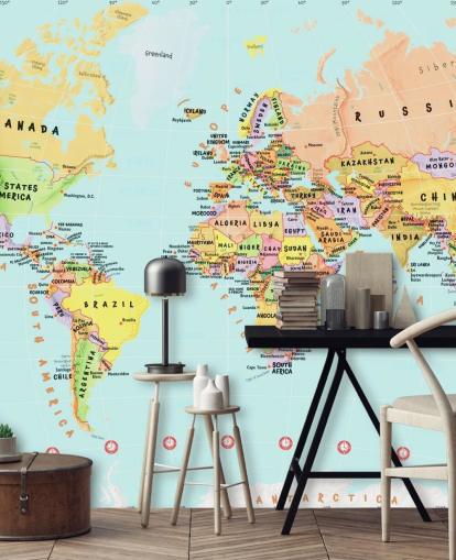 World Map of Countries Wallpaper World Map of Countries Wallpaper