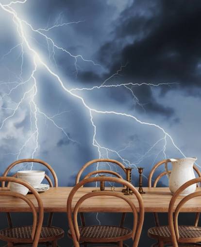 Lightening og Night Sky Baggrund Lightening og Night Sky Baggrund