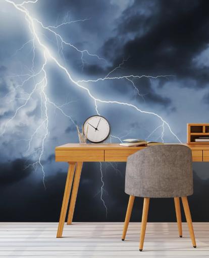 Lightening and Night Sky Wallpaper Lightening and Night Sky Wallpaper