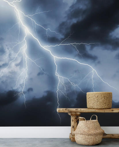 Lightening and Night Sky Wallpaper Lightening and Night Sky Wallpaper