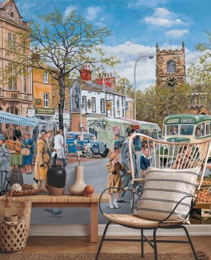 papel de parede old market town papel de parede old market town