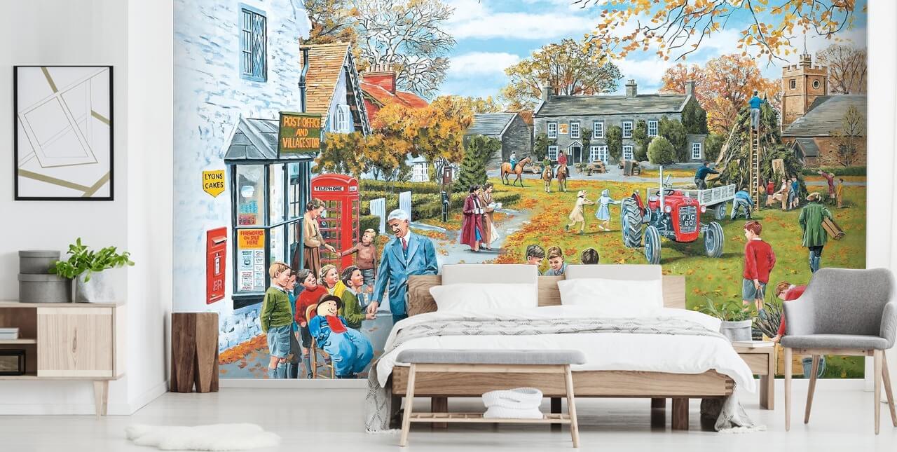 Penny for the Guy Wall Mural 