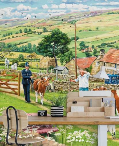 farm from the past and policeman wallpaper farm from the past and policeman wallpaper