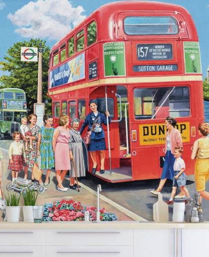 old fashioned red double decker bus wallpaper old fashioned red double decker bus wallpaper