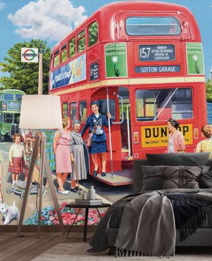 old fashioned red double decker bus wallpaper old fashioned red double decker bus wallpaper