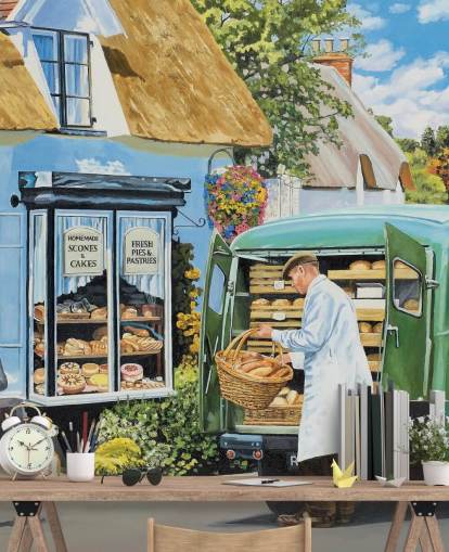 village baker delivering bread wallpaper village baker delivering bread wallpaper