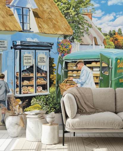 village baker delivering bread wallpaper village baker delivering bread wallpaper