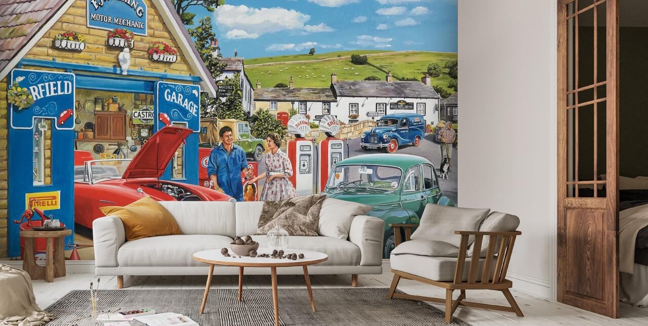 Garage Wallpaper Murals