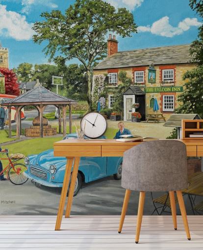 village open cafe in the past wallpaper village open cafe in the past wallpaper