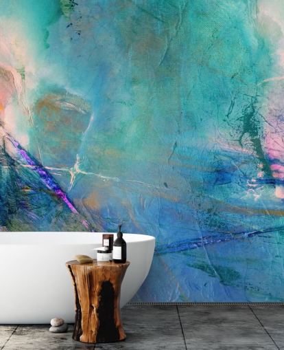 customisable abstract mural called Flying Away Rose by Annette Schmucker customisable abstract mural called Flying Away Rose by Annette Schmucker