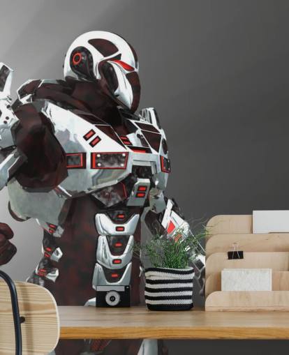 Papel de Parede Soldado Branco e Vermelho Papel de Parede Soldado Branco e Vermelho