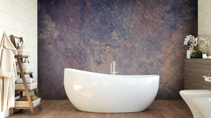 customisable metal wallpaper mural called Metallic Velvet for bedrooms, living rooms and kitchens
