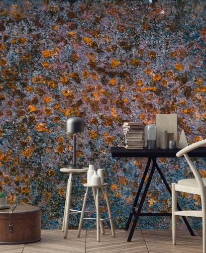 Aged Metal Wallpaper Mural Aged Metal Wallpaper Mural