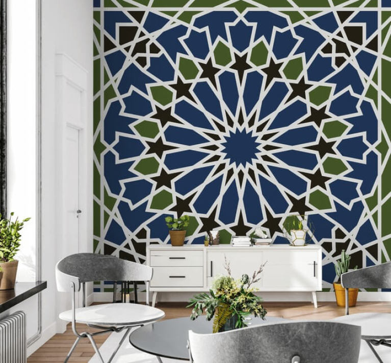 Geometric Wallpaper & Wall Murals | Wallsauce UK