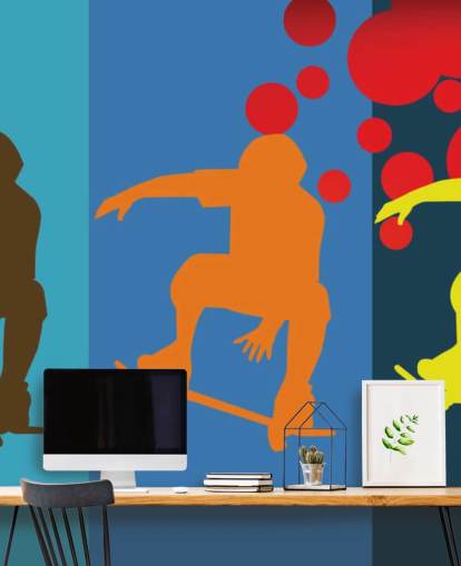 Abstrakte Skateboard Tapete Abstrakte Skateboard Tapete