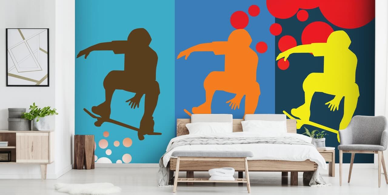 Abstract Skateboard Wallpaper