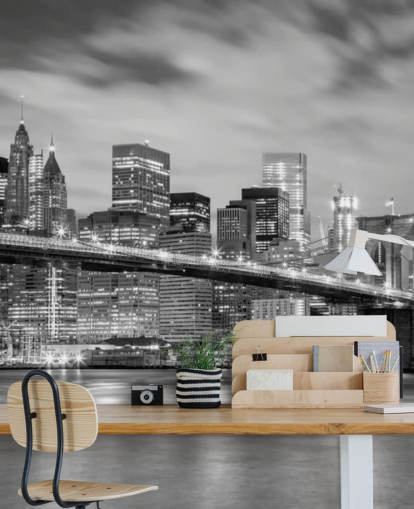 Black and White Brooklyn Bridge Wallpaper Black and White Brooklyn Bridge Wallpaper