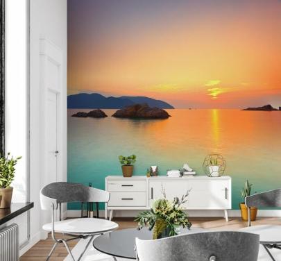 Sonnenaufgang am Meer Fototapete